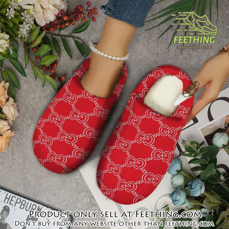 Gucci fleece slippers luxury inhouse slippers ihs1008 ft5339676